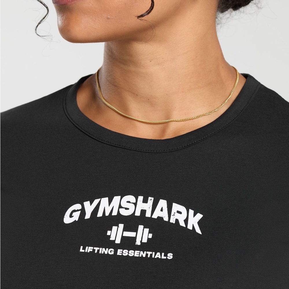 Gymshark Women's Black Short Sleeve Tee - Picture 5 of 8